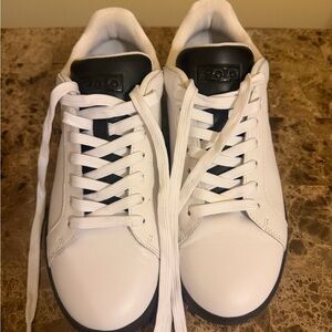 Polo by Ralph Lauren White and Black Men's Sneakers
